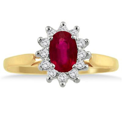 Womens Ruby Ring